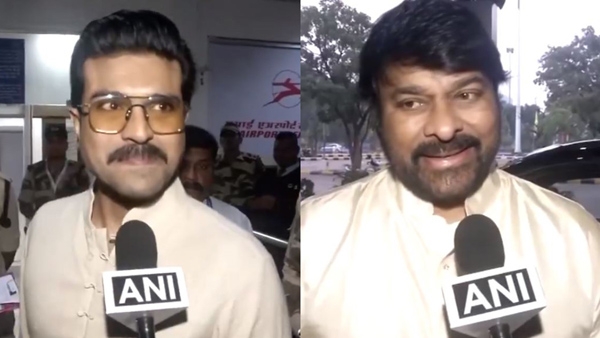 Chiranjeevi and Ram Charan left for Ayodhya