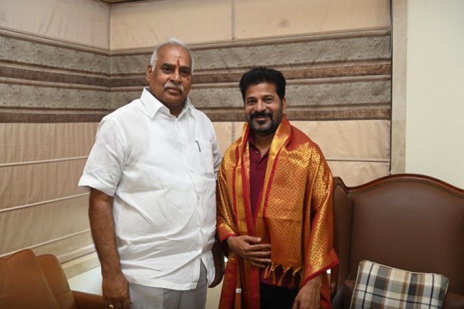 Former MLA Koneru Konappa met CM Revanth Reddy