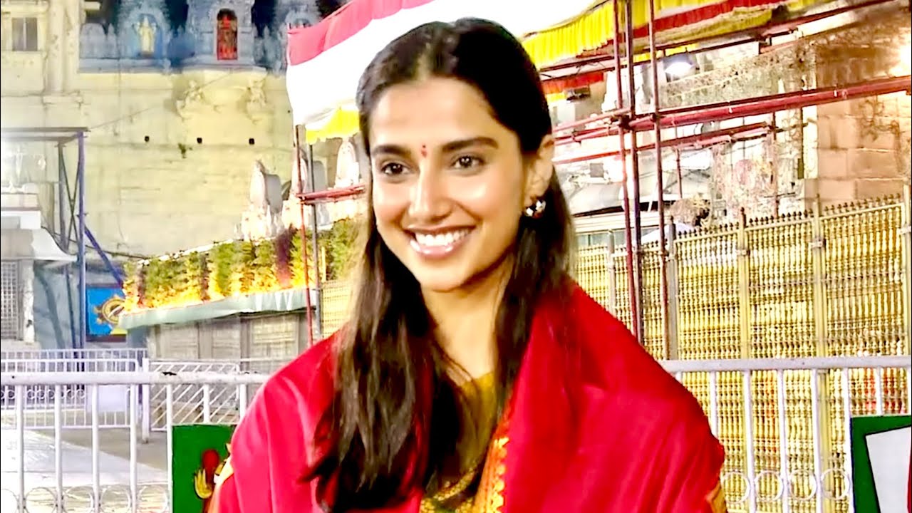 Heroine Meenakshi Chaudhary Visits Tirumala