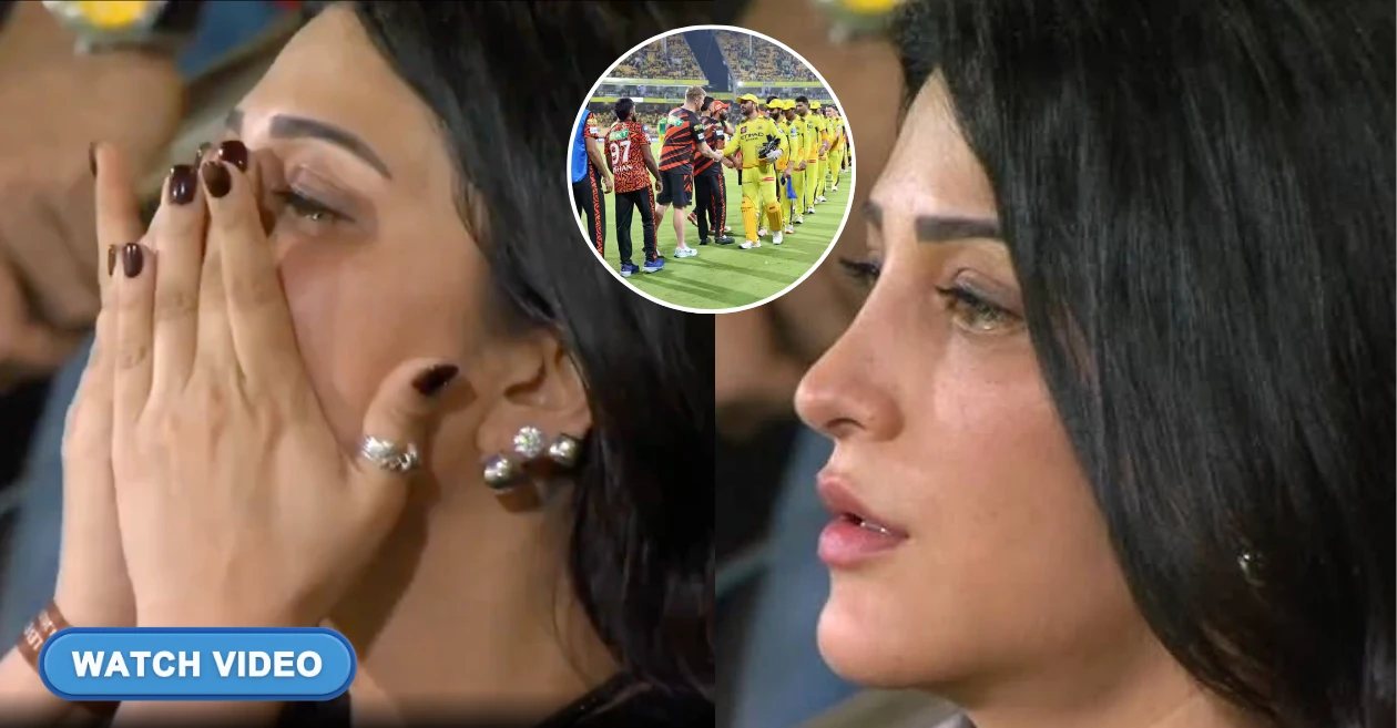 IPL 2025 Actress Shruti Haasan breaks down in tears following CSK's defeat against SRH