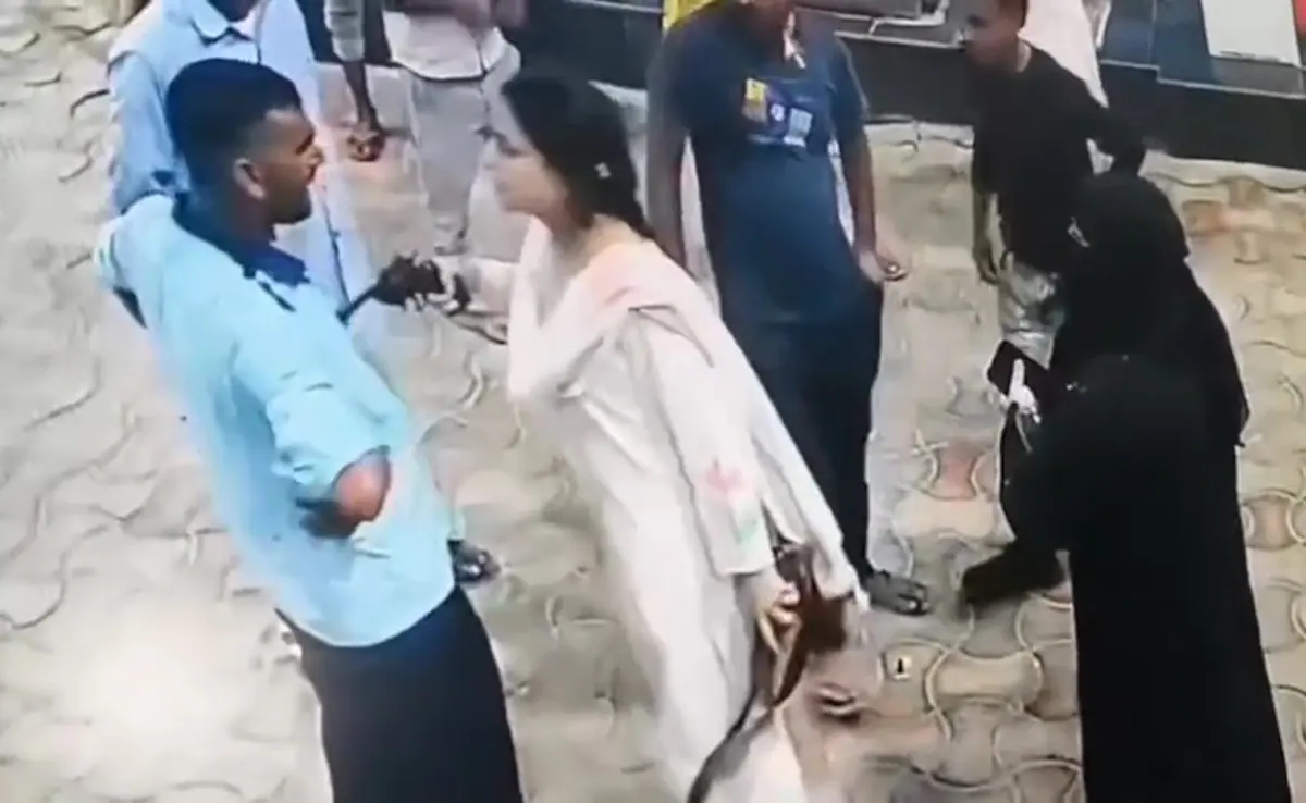 Woman with gun in Uttar Pradesh