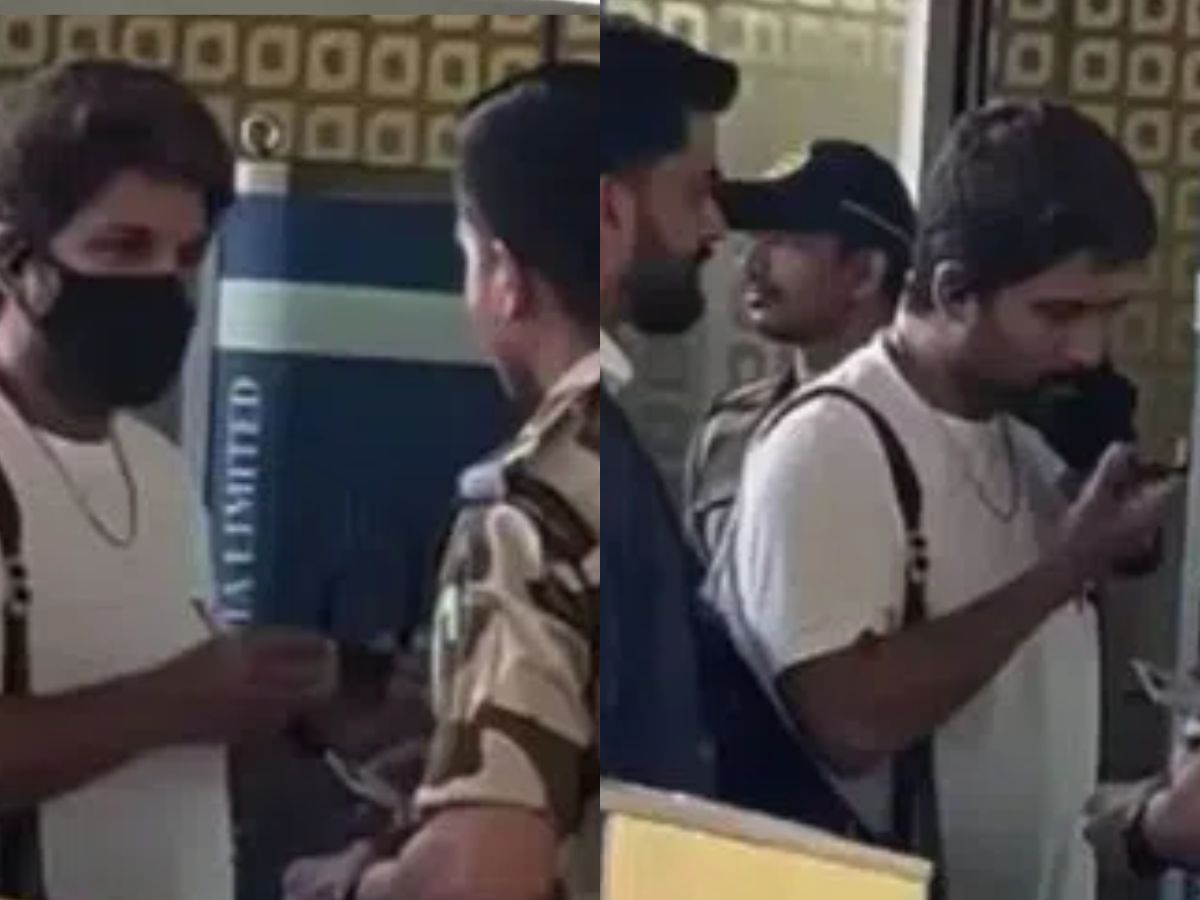Allu Arjun was  stopped by an officer and asked to show his face with Id
