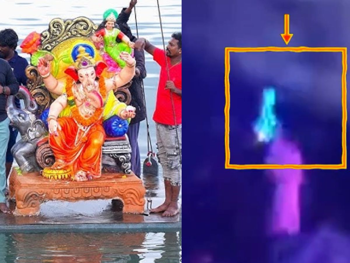 GUN IN ganesh immersion