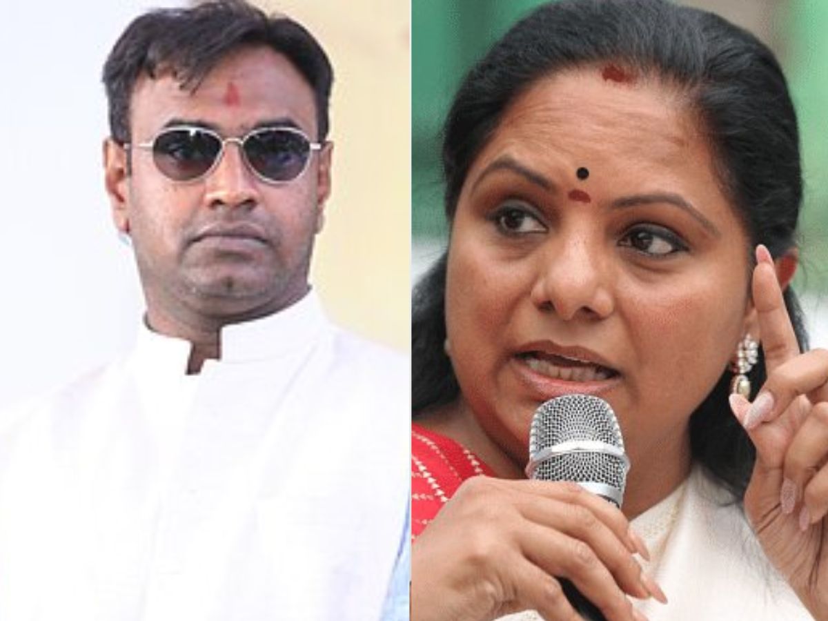 Kalvakuntla Kavitha meets Vishnuvardhan Reddy, son of former Jubilee Hills MLA and former minister PJR