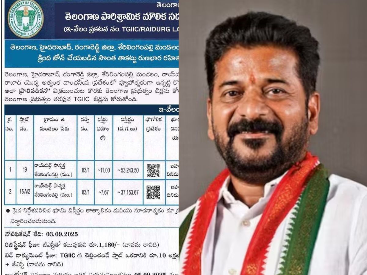 Revanth Reddy government to auction government lands once again