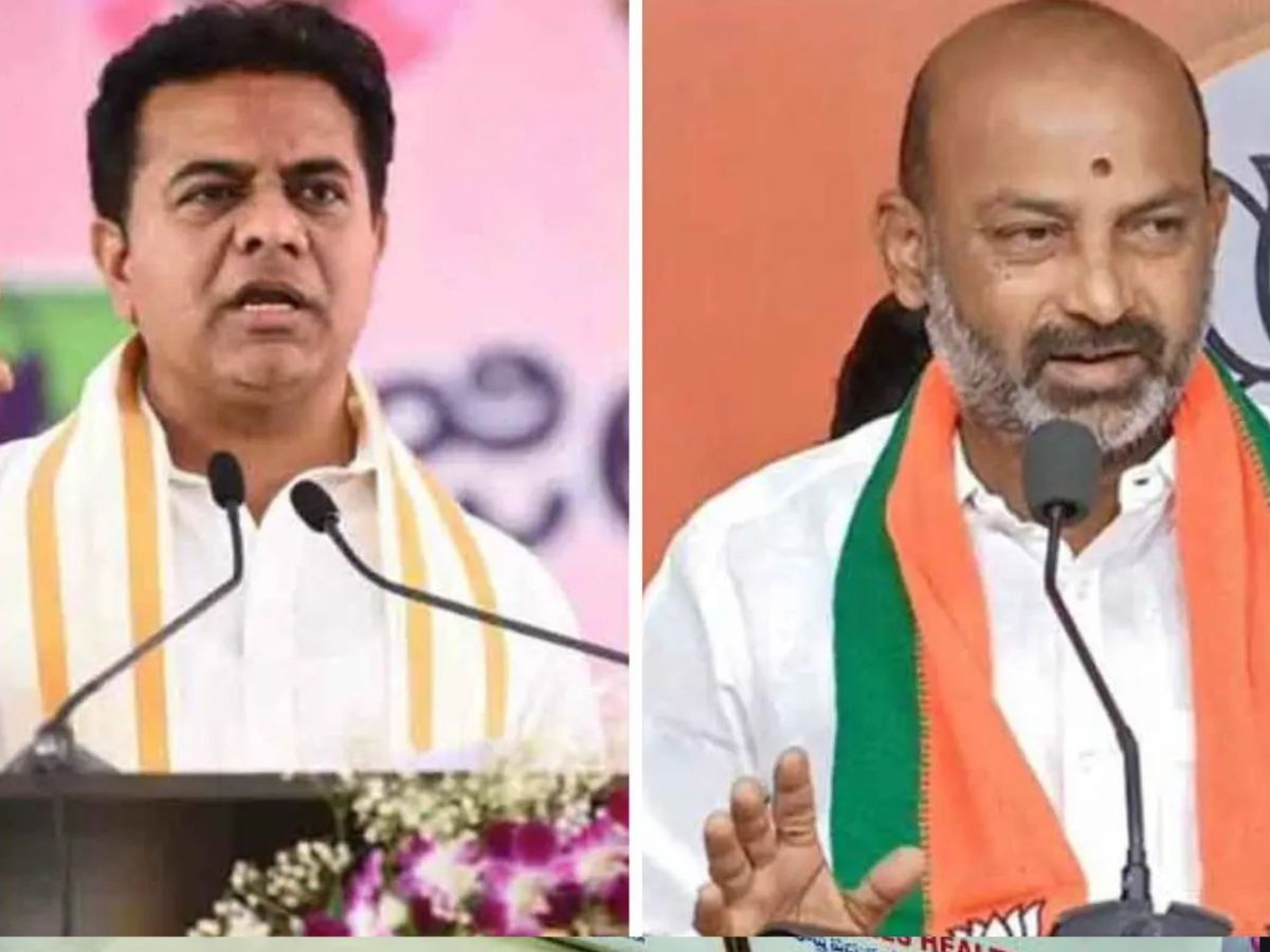 KTR files Rs 100 crore defamation suit against Bandi Sanjay